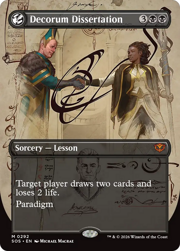 Decorum Dissertation (Borderless) [Secrets of Strixhaven] | Tabernacle Games