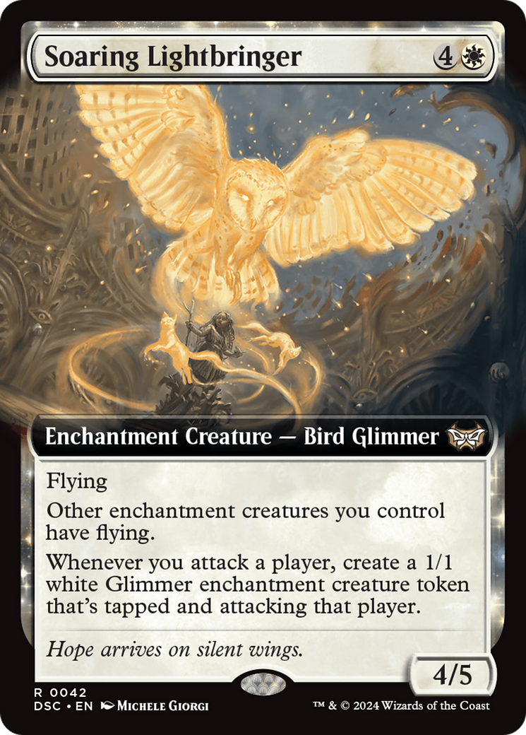 Soaring Lightbringer (Extended Art) [Duskmourn: House of Horror Commander] | Tabernacle Games