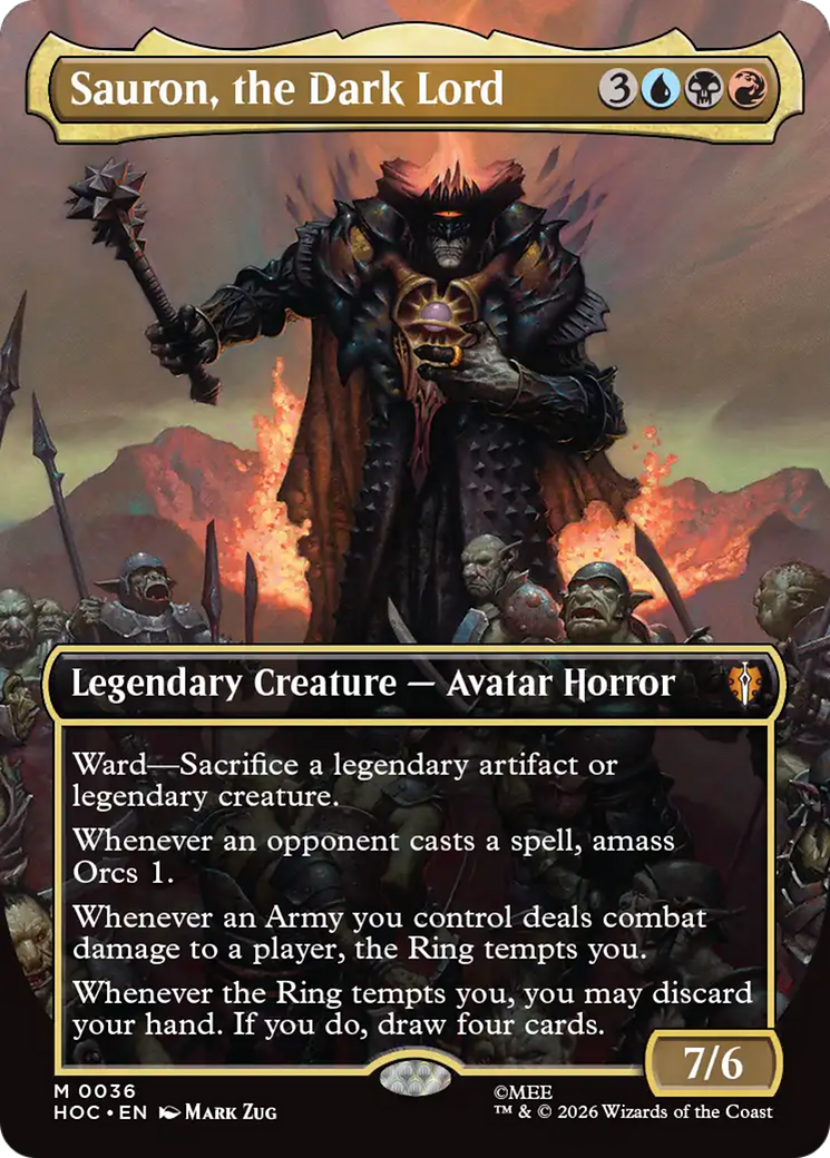 Sauron, the Dark Lord (Borderless) [The Hobbit: Eternal-Legal] | Tabernacle Games