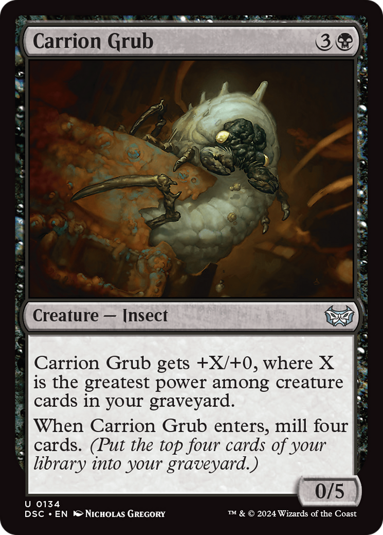 Carrion Grub [Duskmourn: House of Horror Commander] | Tabernacle Games