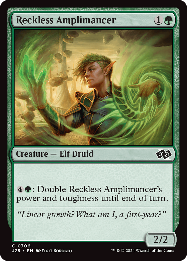 Reckless Amplimancer [Foundations Jumpstart] | Tabernacle Games