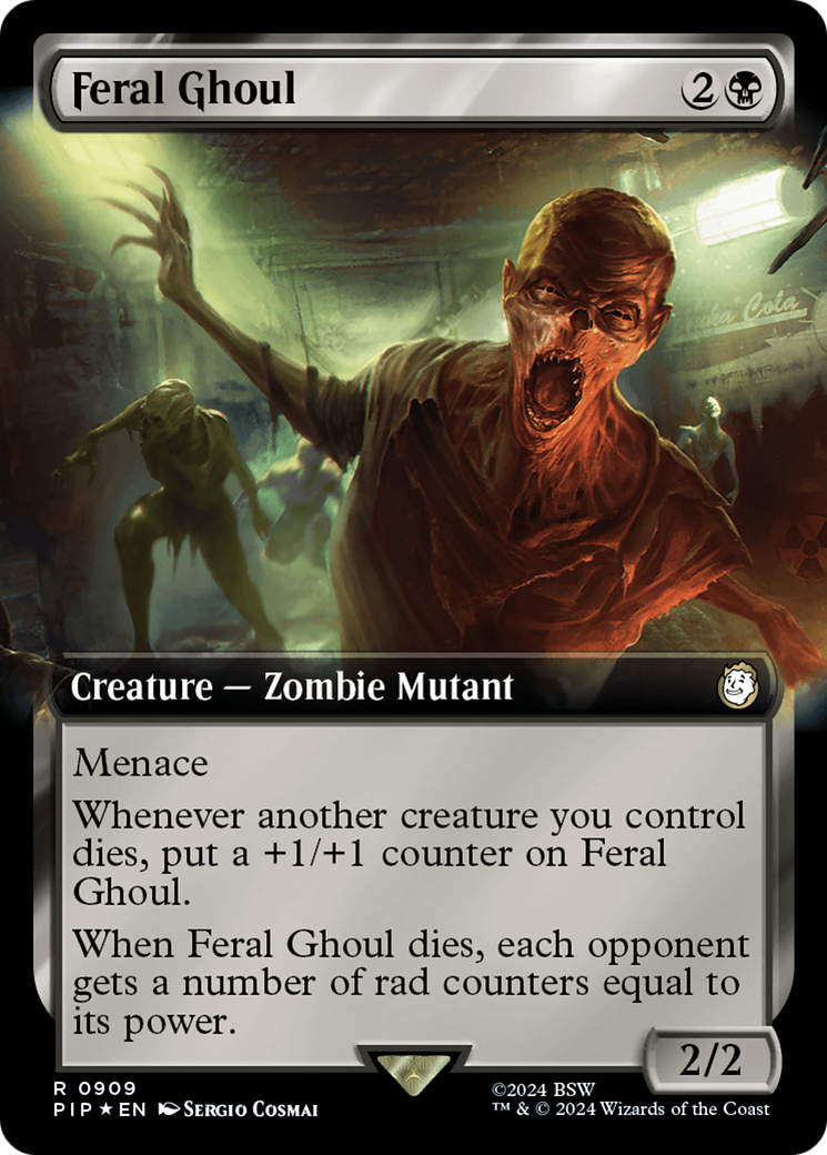 Feral Ghoul (Extended Art) (Surge Foil) [Fallout] | Tabernacle Games