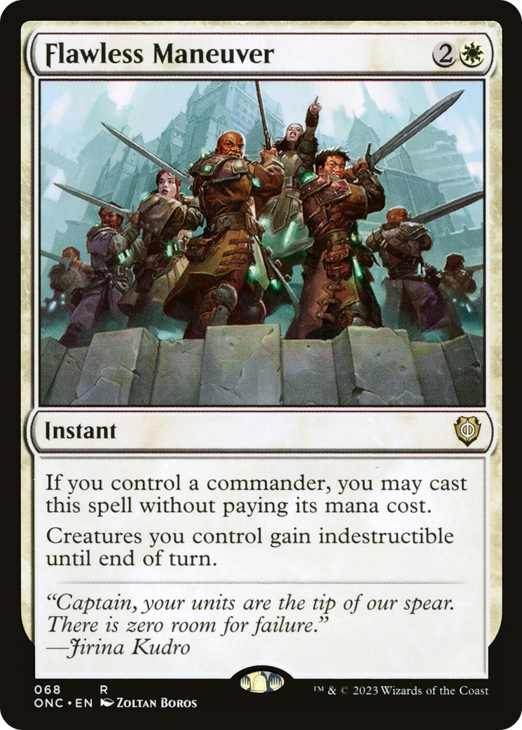 Flawless Maneuver [Phyrexia: All Will Be One Commander] | Tabernacle Games