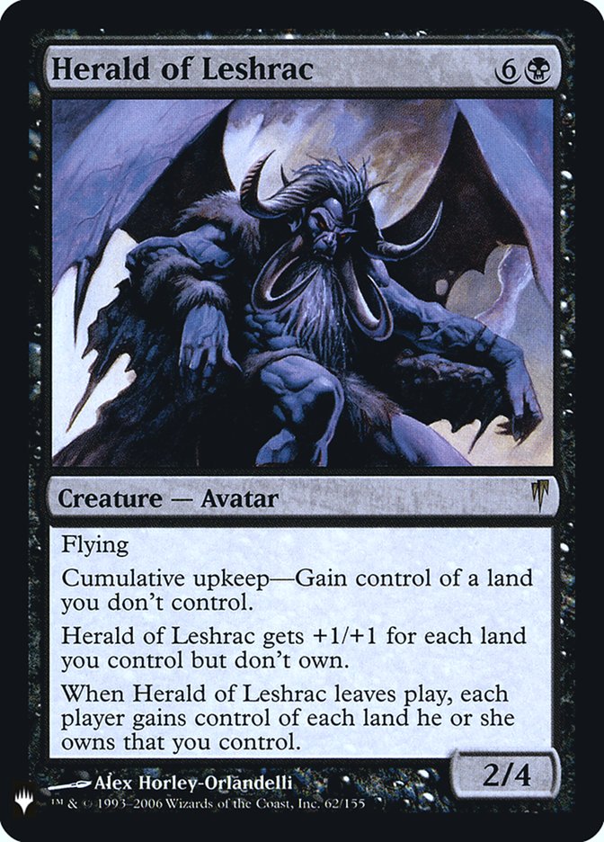 Herald of Leshrac [Mystery Booster] | Tabernacle Games