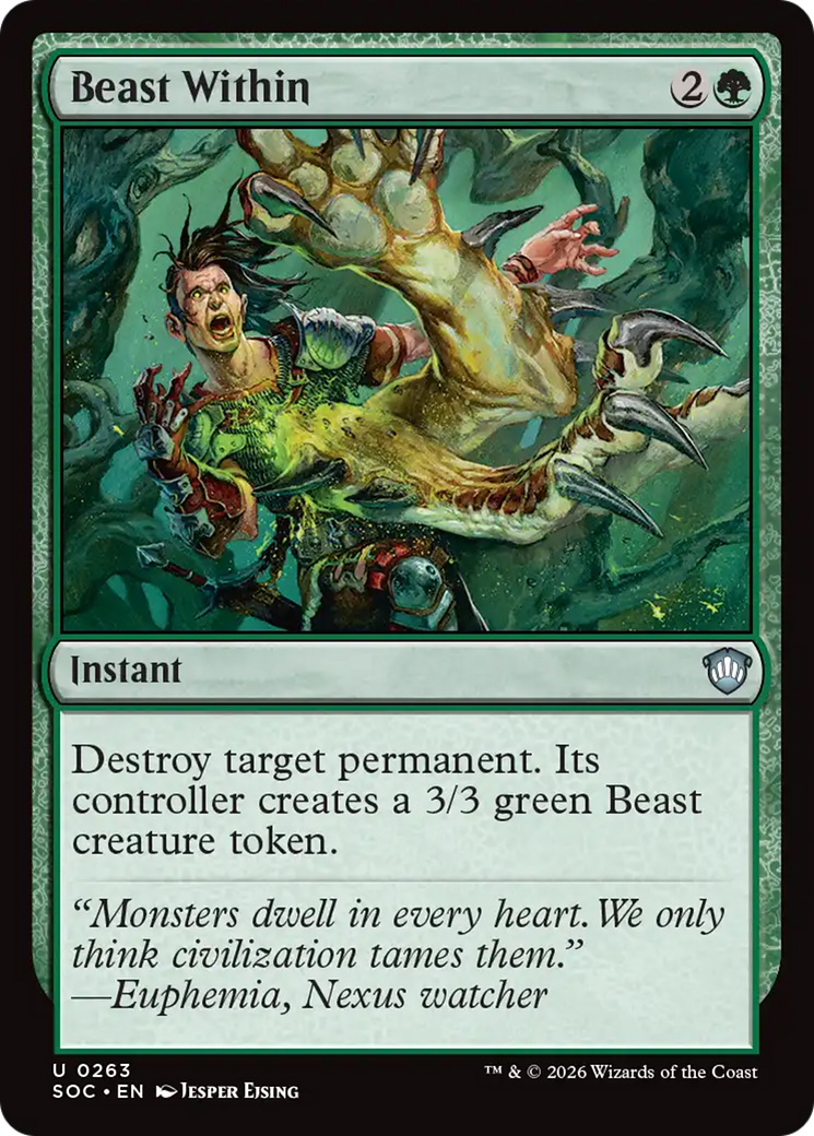 Beast Within [Secrets of Strixhaven Commander] | Tabernacle Games
