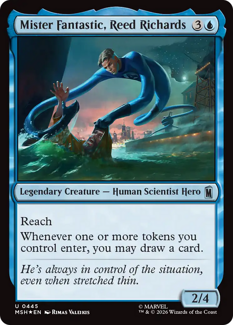 Mister Fantastic, Reed Richards (Surge Foil) [Marvel Super Heroes] | Tabernacle Games