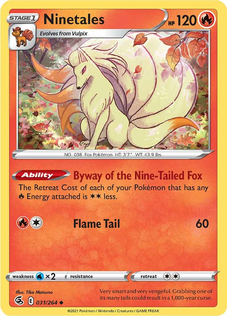 Ninetales (031/264) [Sword & Shield: Fusion Strike] | Tabernacle Games