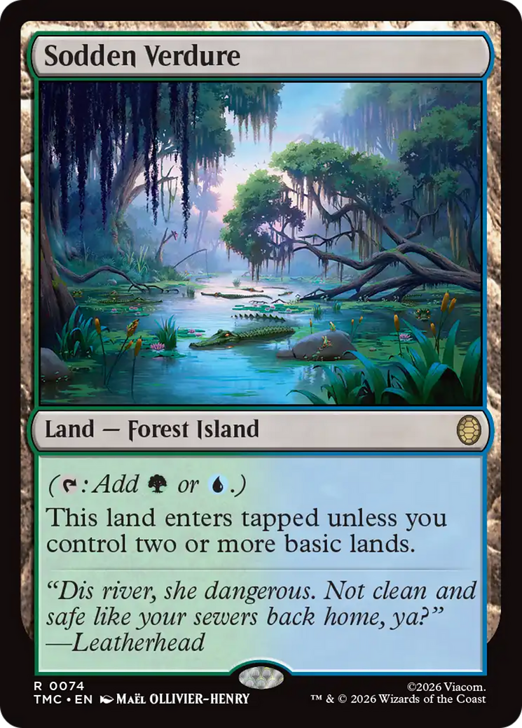 Sodden Verdure [Teenage Mutant Ninja Turtles Commander] | Tabernacle Games