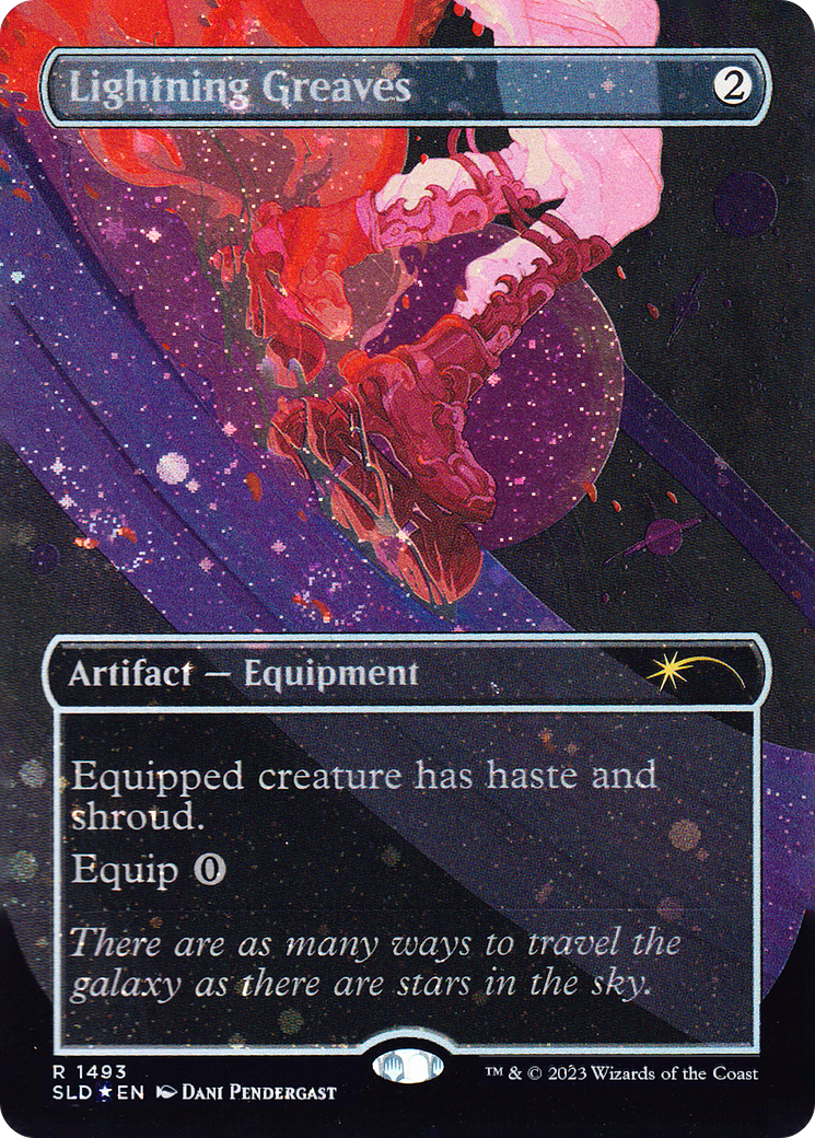 Lightning Greaves (1493) (Galaxy Foil) [Secret Lair Drop Series] | Tabernacle Games