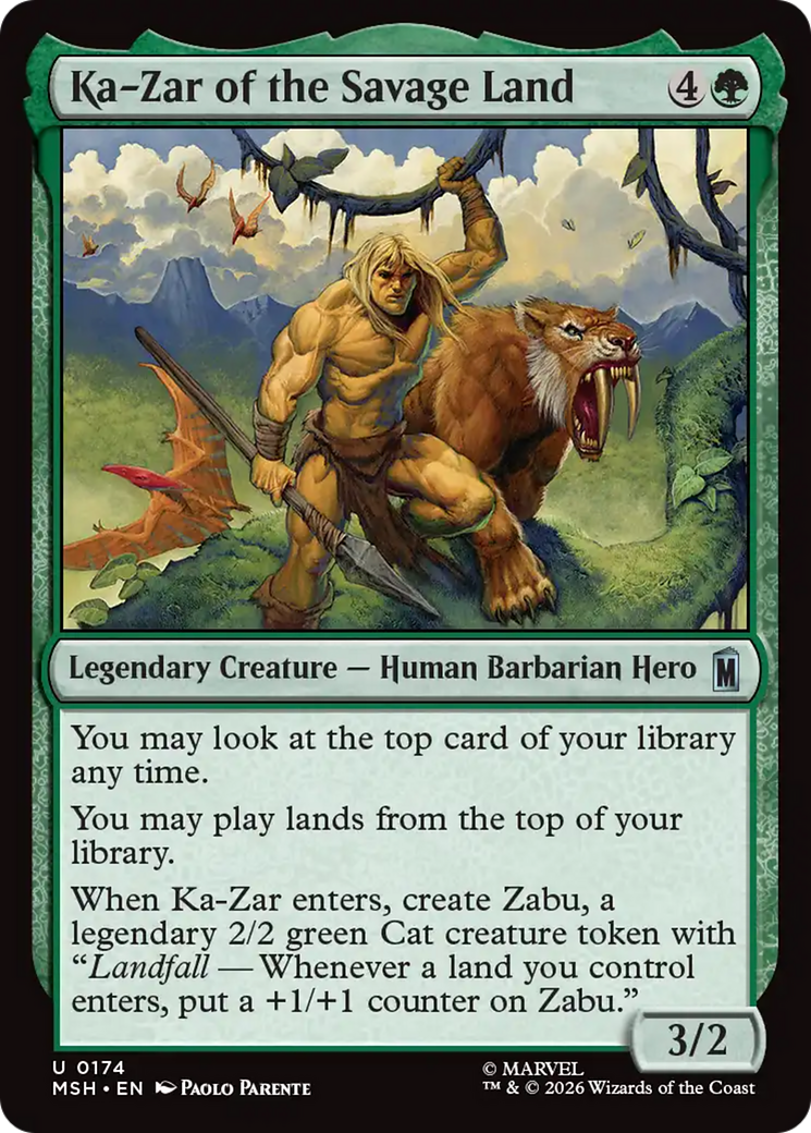 Ka-Zar of the Savage Land [Marvel Super Heroes] | Tabernacle Games