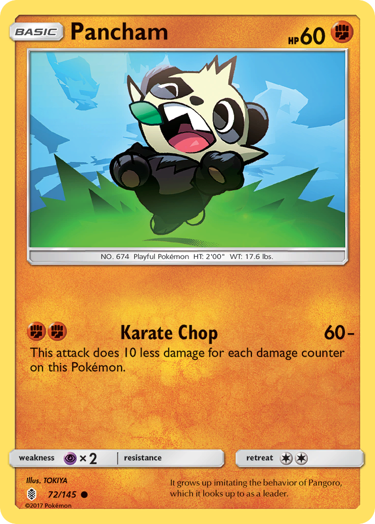 Pancham (72/145) [Sun & Moon: Guardians Rising] | Tabernacle Games