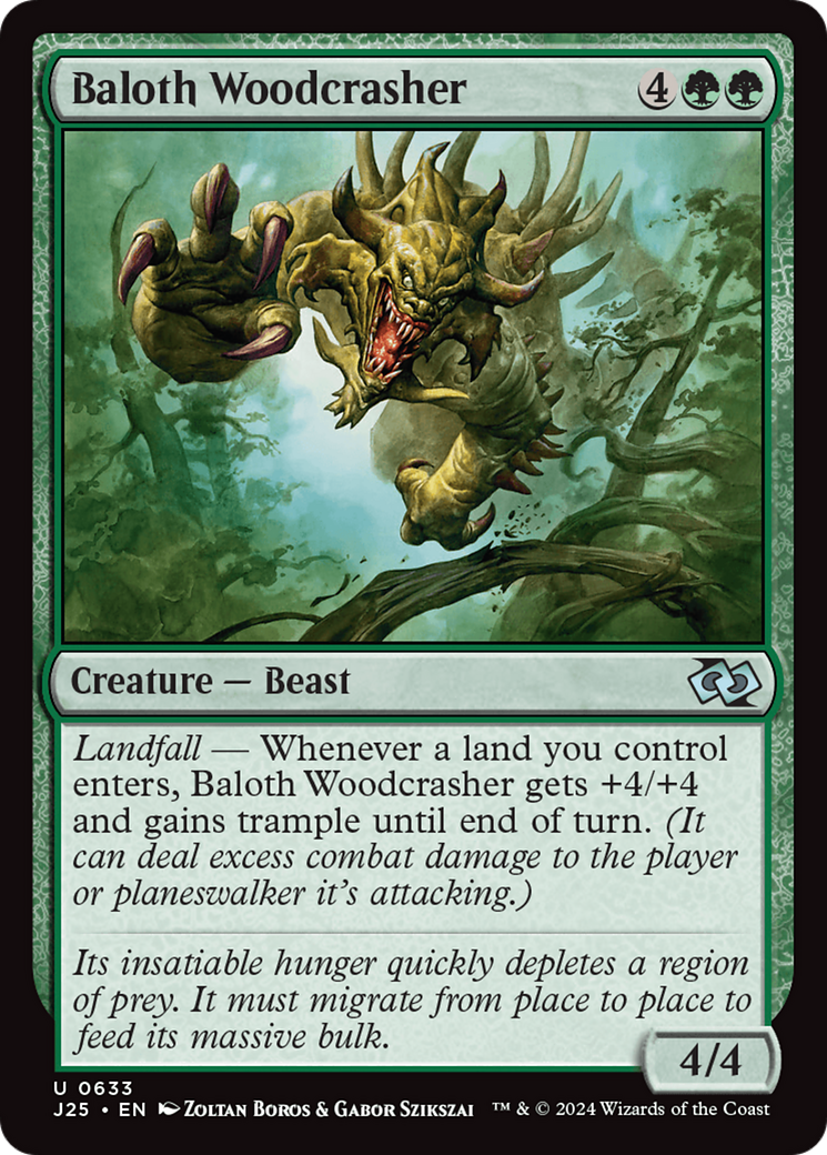 Baloth Woodcrasher [Foundations Jumpstart] | Tabernacle Games