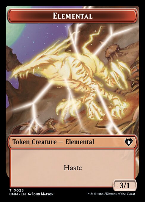 Eldrazi Scion // Elemental (0025) Double-Sided Token [Commander Masters Tokens] | Tabernacle Games