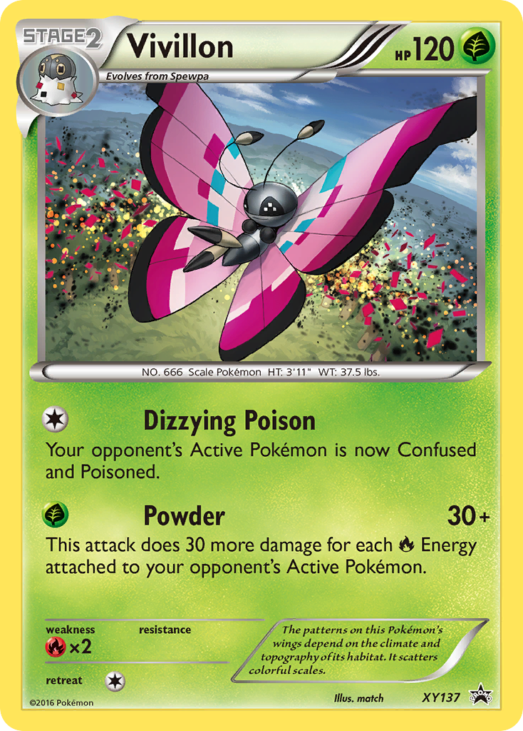 Vivillon (XY137) [XY: Black Star Promos] | Tabernacle Games