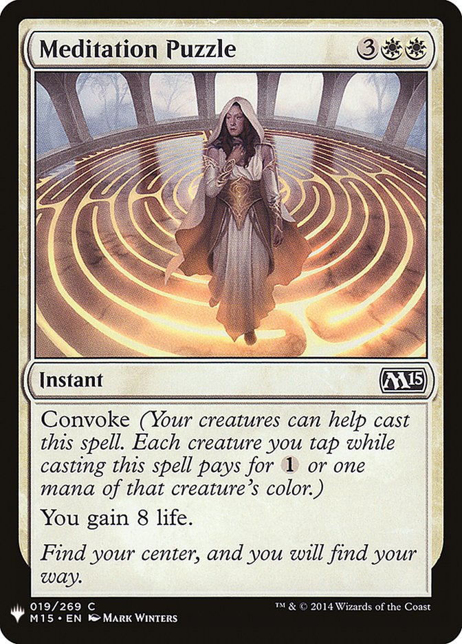 Meditation Puzzle [Mystery Booster] | Tabernacle Games