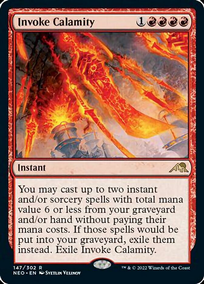 Invoke Calamity [Kamigawa: Neon Dynasty] | Tabernacle Games