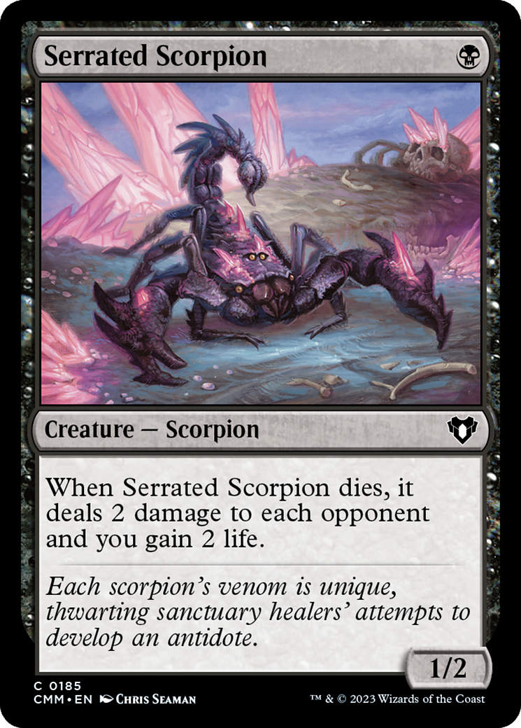 Serrated Scorpion [Commander Masters] | Tabernacle Games