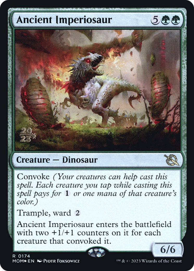 Ancient Imperiosaur [March of the Machine Prerelease Promos] | Tabernacle Games