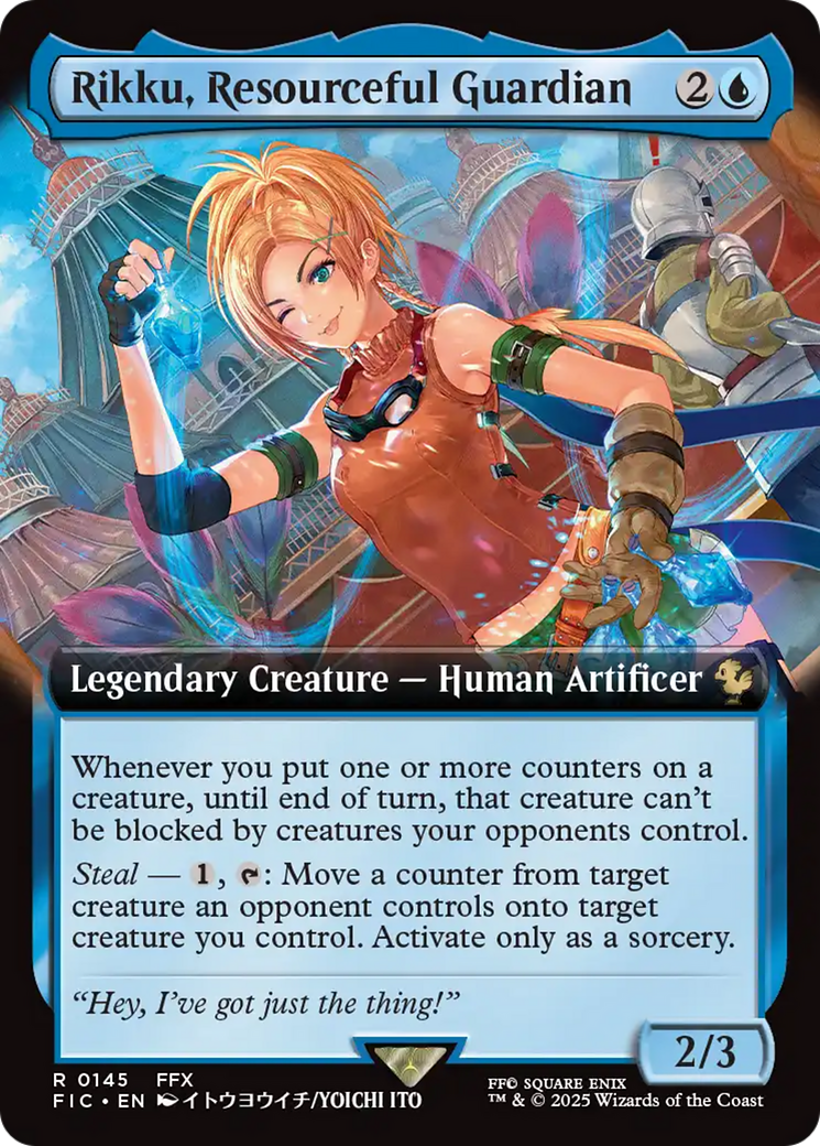 Rikku, Resourceful Guardian (Extended Art) [FINAL FANTASY Commander] | Tabernacle Games