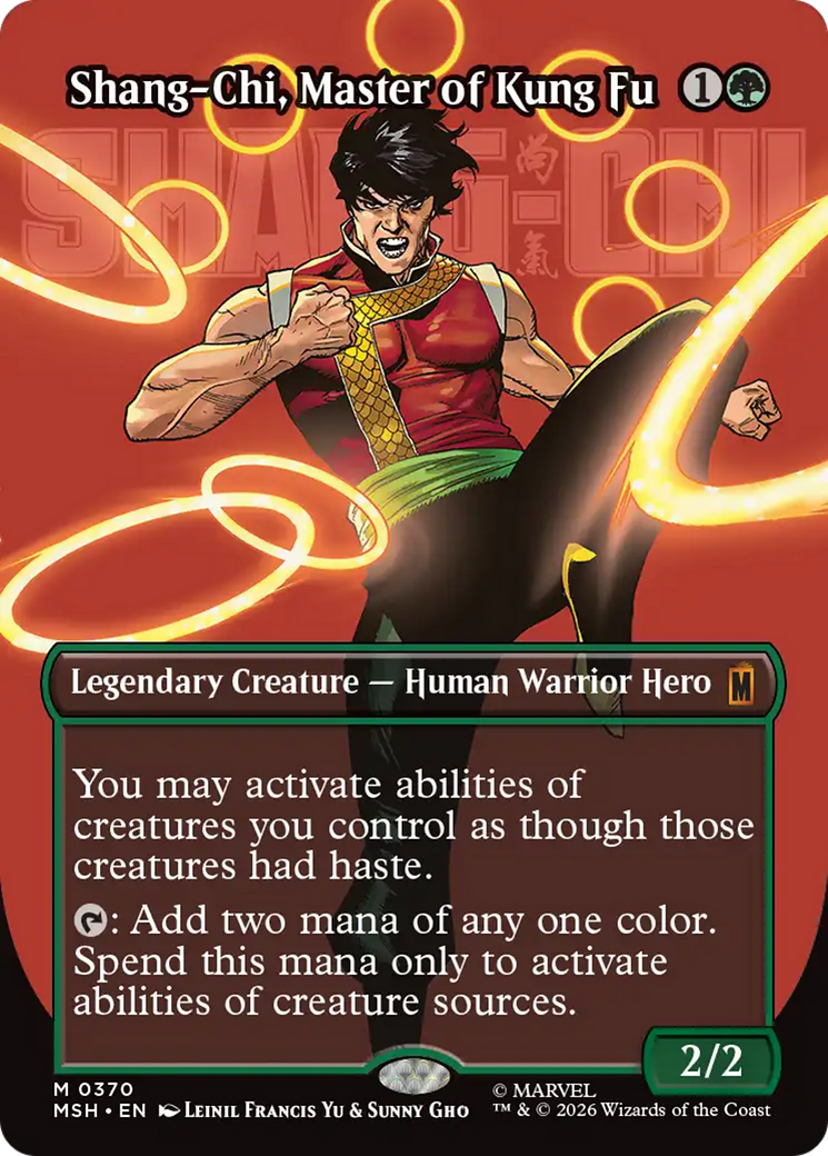 Shang-Chi, Master of Kung Fu (Borderless) (0370) [Marvel Super Heroes] | Tabernacle Games