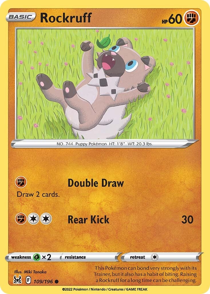 Rockruff (109/196) [Sword & Shield: Lost Origin] | Tabernacle Games