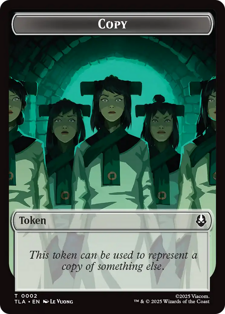 Copy (0002) // Soldier (0011) Double-Sided Token [Avatar: The Last Airbender Tokens] | Tabernacle Games
