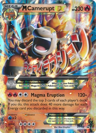 M Camerupt EX (XY198) (Jumbo Card) [XY: Black Star Promos] | Tabernacle Games