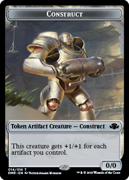 Elephant // Construct Double-Sided Token [Dominaria Remastered Tokens] | Tabernacle Games