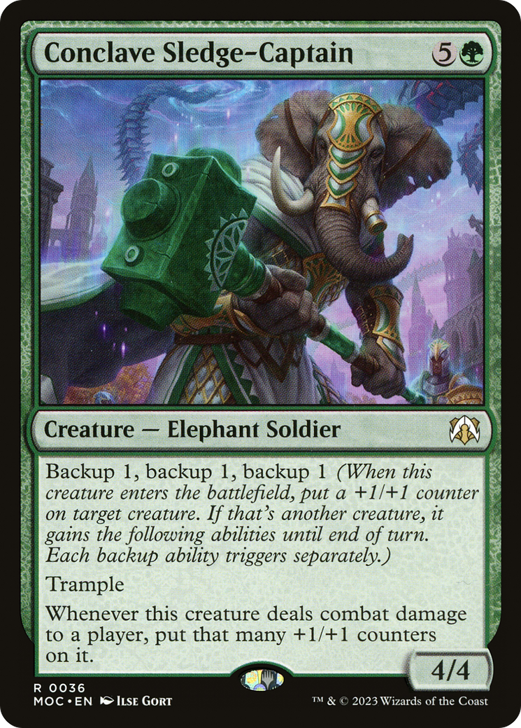 Conclave Sledge-Captain [March of the Machine Commander] | Tabernacle Games