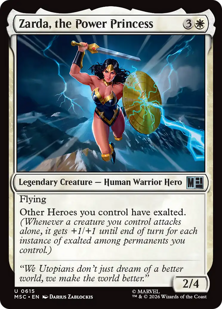 Zarda, the Power Princess [Marvel Super Heroes Commander] | Tabernacle Games