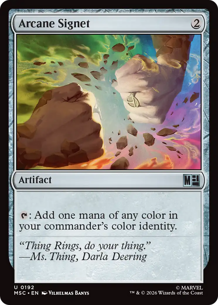 Arcane Signet (0192) [Marvel Super Heroes Commander] | Tabernacle Games