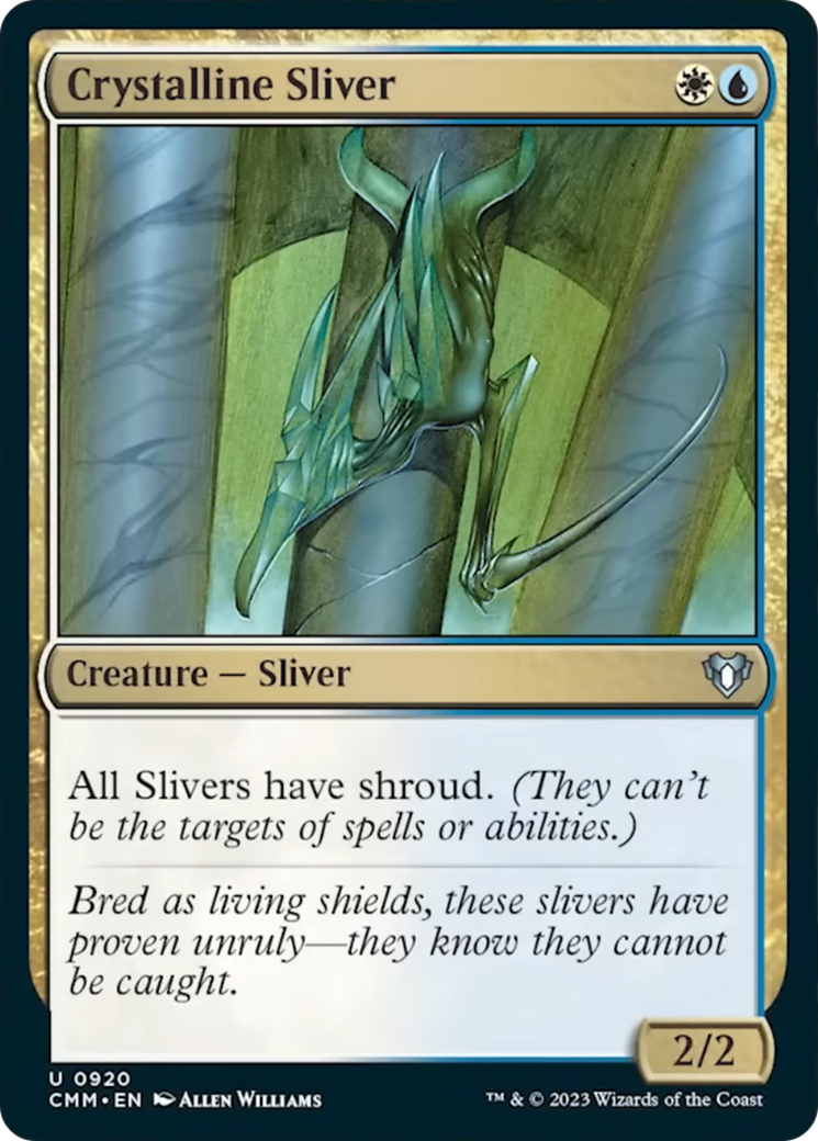 Crystalline Sliver [Commander Masters] | Tabernacle Games