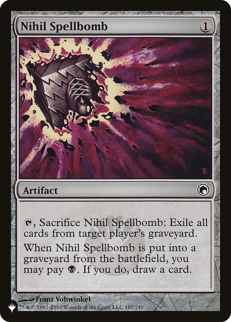 Nihil Spellbomb [The List] | Tabernacle Games