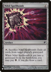 Nihil Spellbomb [The List] | Tabernacle Games