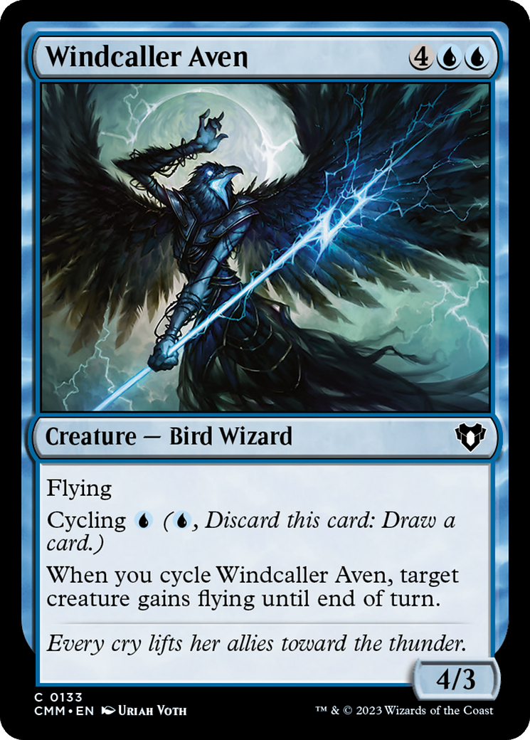 Windcaller Aven [Commander Masters] | Tabernacle Games