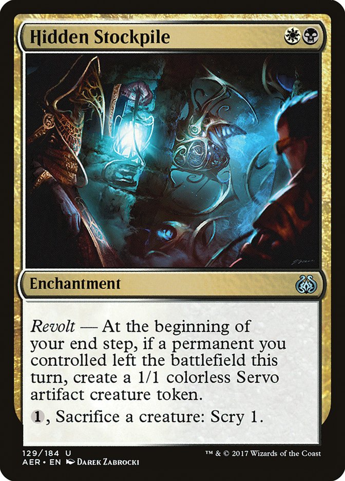 Hidden Stockpile [Aether Revolt] | Tabernacle Games