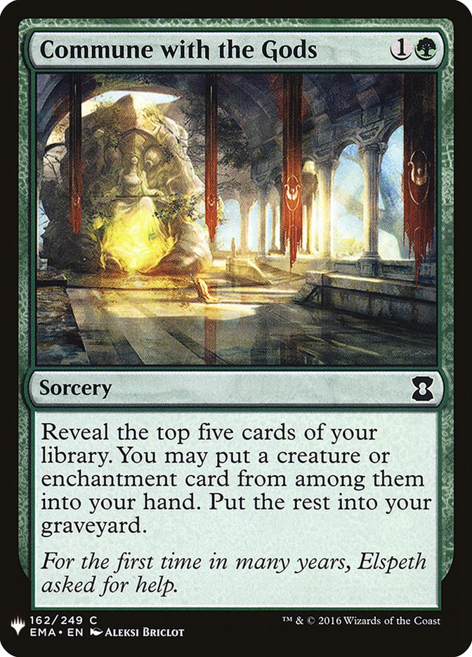 Commune with the Gods [Mystery Booster] | Tabernacle Games