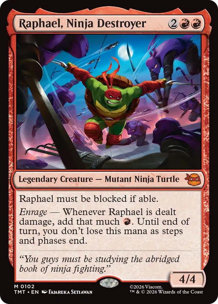 Raphael, Ninja Destroyer [Teenage Mutant Ninja Turtles] | Tabernacle Games