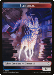 Elemental (09) // Spirit (13) Double-Sided Token [March of the Machine Tokens] | Tabernacle Games