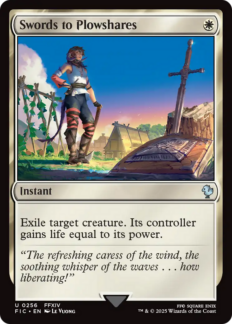 Swords to Plowshares [FINAL FANTASY Commander] | Tabernacle Games