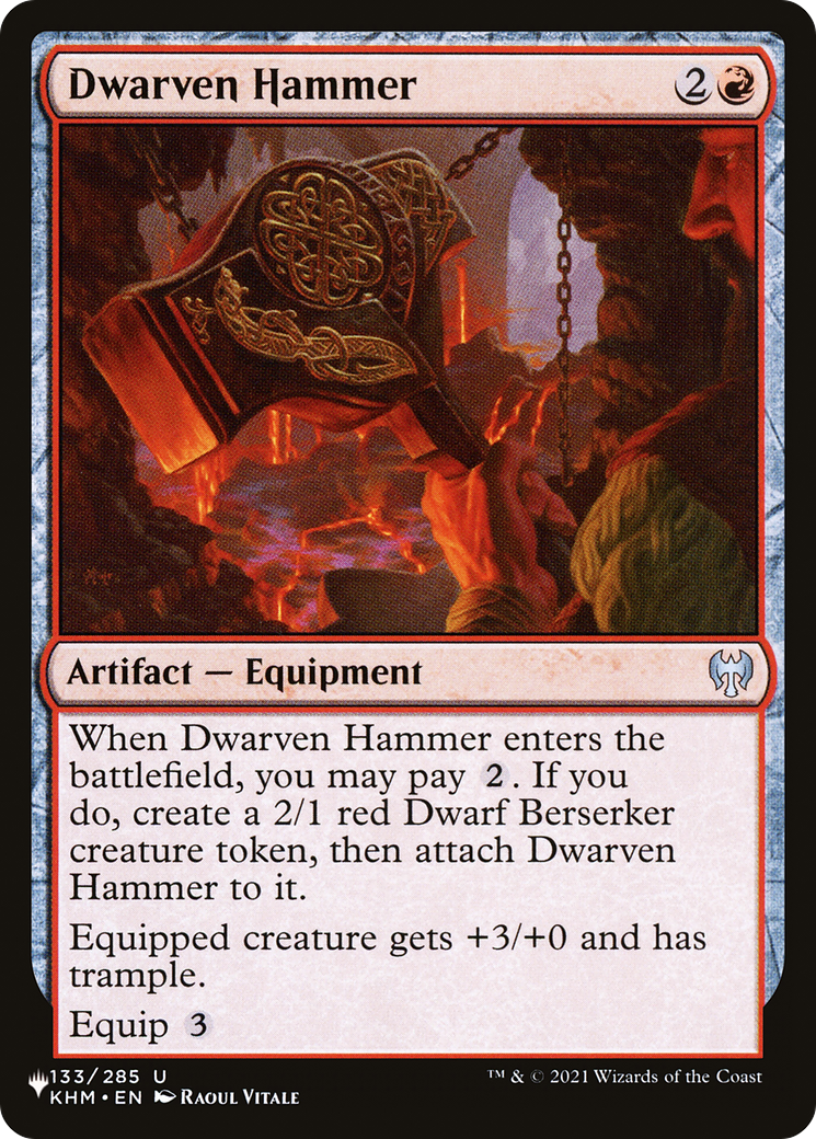 Dwarven Hammer [The List] | Tabernacle Games
