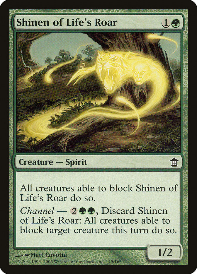 Shinen of Life's Roar [Saviors of Kamigawa] | Tabernacle Games