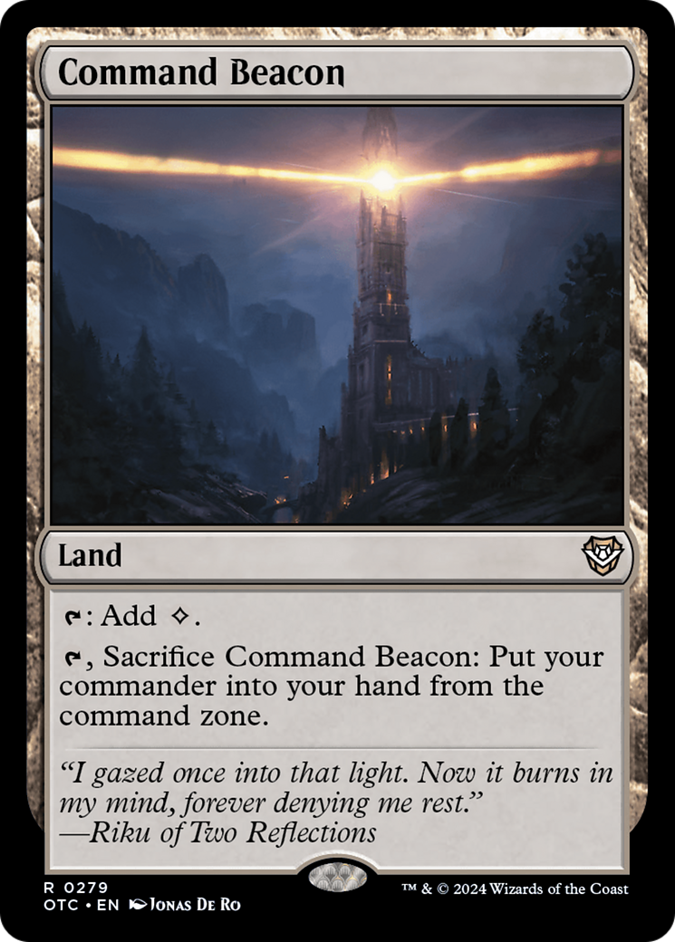 Command Beacon [Outlaws of Thunder Junction Commander] | Tabernacle Games