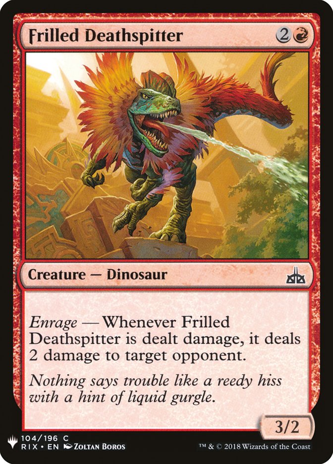 Frilled Deathspitter [Mystery Booster] | Tabernacle Games