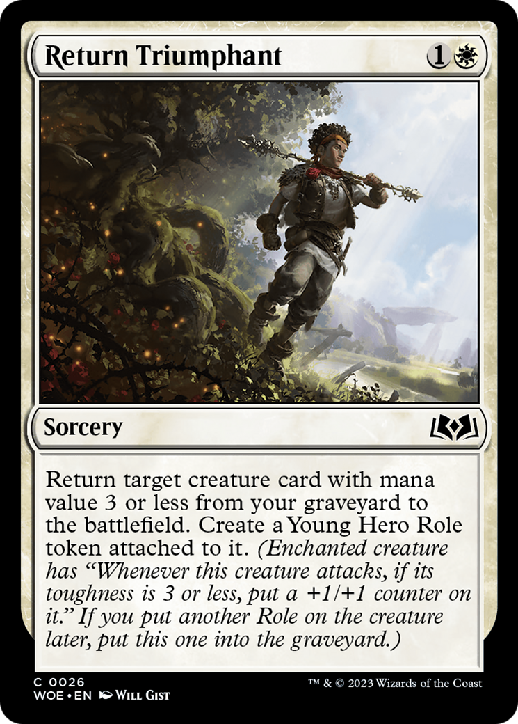 Return Triumphant [Wilds of Eldraine] | Tabernacle Games