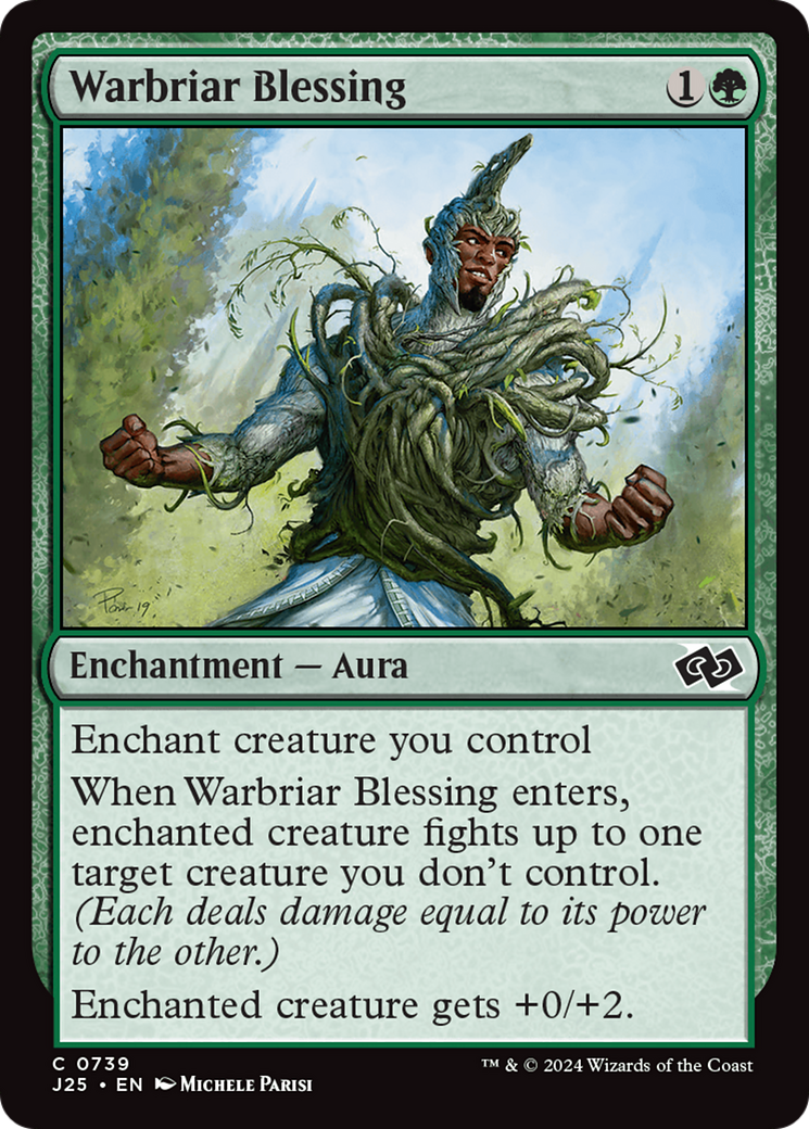 Warbriar Blessing [Foundations Jumpstart] | Tabernacle Games