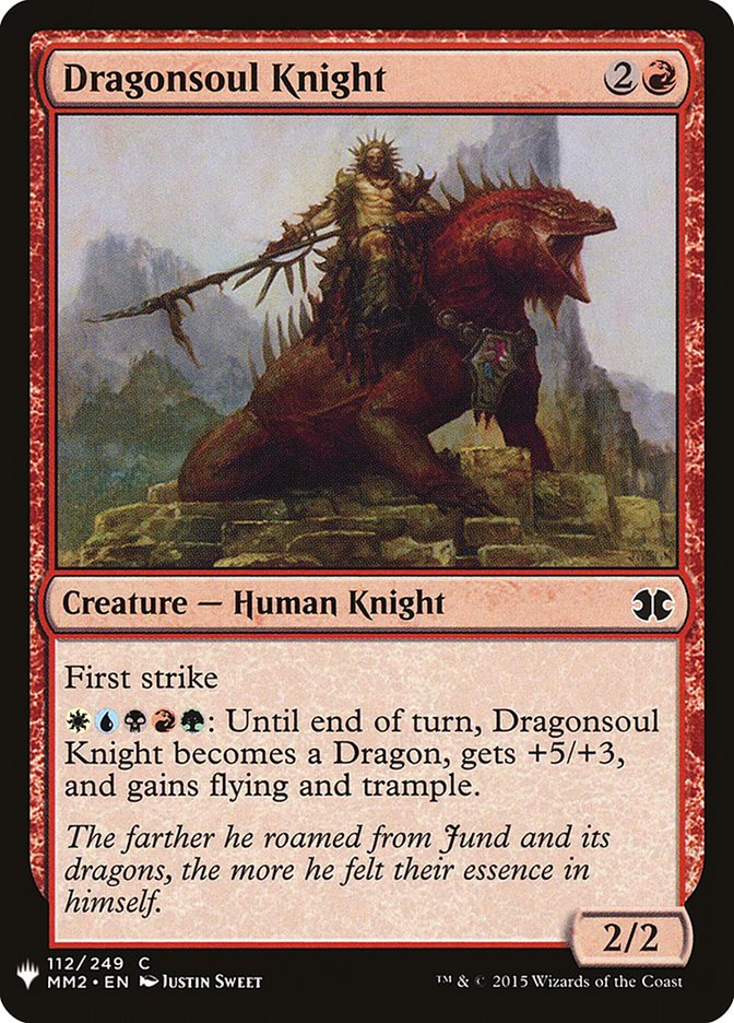 Dragonsoul Knight [Mystery Booster] | Tabernacle Games