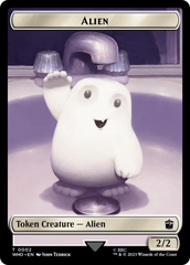 Alien // Cyberman Double-Sided Token [Doctor Who Tokens] | Tabernacle Games