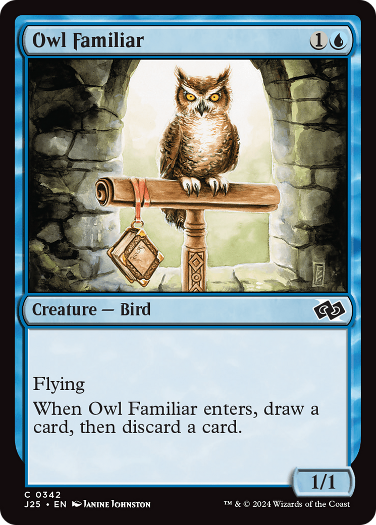 Owl Familiar [Foundations Jumpstart] | Tabernacle Games