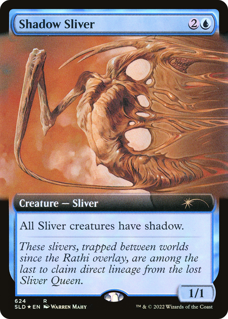 Shadow Sliver (Extended Art) [Secret Lair Drop Promos] | Tabernacle Games